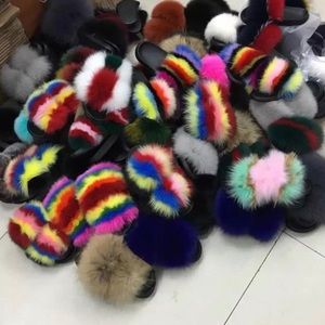 Furry Slides multiple colors